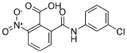 2-([(3-CHLOROPHENYL)AMINO]CARBONYL)-6-NITROBENZOIC ACID 结构式
