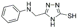 3-(PHENYLAMINOMETHYL)-1,2,4-TRIAZOLE-5(4H)-THIONE 结构式