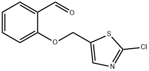 2-[(2-CHLORO-1,3-THIAZOL-5-YL)METHOXY]-BENZENECARBALDEHYDE 结构式