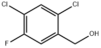 2,4-二氯-5-氟苯甲醇 结构式