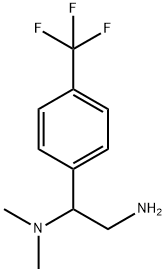 (2-AMINO-1-[4-(TRIFLUOROMETHYL)PHENYL]ETHYL)DIMETHYLAMINE 结构式