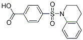 4-(3,4-DIHYDRO-2H-QUINOLINE-1-SULFONYL)-BENZOIC ACID 结构式