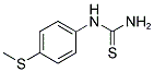 N-[4-(METHYLSULFANYL)PHENYL]THIOUREA 结构式