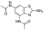 N,N'-(2-氨基苯并[D]噻唑-4,6-二基)二乙酰胺 结构式