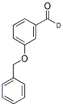 3-Benzyloxybenzaldehyde-alpha-d1 结构式