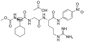 MEO-CO-D-CHG-GLY-ARG-PNA ACOH 结构式