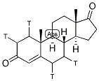 Androst-4-ene-3,17-dione, [1,2,6,7-3H] 结构式