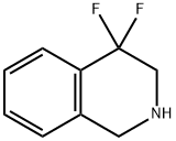 4,4-二氟-1,2,3,4-四氢异喹啉 结构式