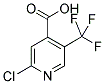 2-CHLORO-5-(TRIFLUOROMETHYL)ISONICOTINIC ACID 结构式