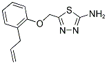 5-(2-ALLYL-PHENOXYMETHYL)-[1,3,4]THIADIAZOL-2-YLAMINE 结构式