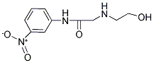 2-[(2-HYDROXYETHYL)AMINO]-N-(3-NITROPHENYL)ACETAMIDE 结构式