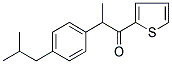 2-(4-ISOBUTYLPHENYL)-1-(2-THIENYL)PROPAN-1-ONE 结构式