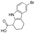 6-BROMO-1,2,3,4-TETRAHYDROCARBAZOLE-1-CARBOXYLIC ACID 结构式