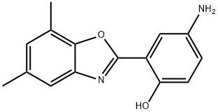 4-AMINO-2-(5,7-DIMETHYL-BENZOOXAZOL-2-YL)-PHENOL 结构式