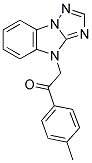 1-(4-METHYLPHENYL)-2-(4H-[1,2,4]TRIAZOLO[1,5-A]BENZIMIDAZOL-4-YL)ETHANONE 结构式