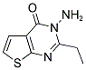 3-AMINO-2-ETHYLTHIENO[2,3-D]PYRIMIDIN-4(3H)-ONE 结构式