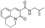 2,3-DIHYDRO-N-(2-METHYLALLYL)-5-OXO-(1H,5H)-BENZO[IJ]QUINOLIZINE-6-CARBOXAMIDE 结构式