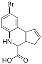8-Bromo-3a,4,5,9b-tetrahydro-3H-cyclopenta [c]quinoline-4-carboxylic acid 结构式