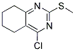 4-CHLORO-2-(METHYLSULFANYL)-5,6,7,8-TETRAHYDROQUINAZOLINE 结构式