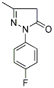 2-(4-FLUORO-PHENYL)-5-METHYL-2,4-DIHYDRO-PYRAZOL-3-ONE 结构式