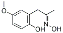 (2-HYDROXY-5-METHOXYPHENYL)ACETONE OXIME 结构式