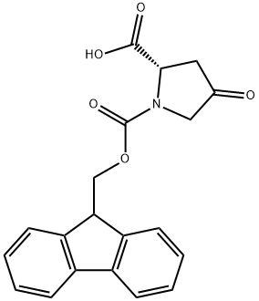 FMOC-L-PRO(4-OXO) 结构式