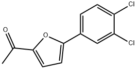 1-[5-(3,4-Dichloro-phenyl)-furan-2-yl]-ethanone 结构式