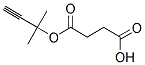 4-[(1,1-DIMETHYL-2-PROPYNYL)OXY]-4-OXOBUTANOIC ACID 结构式