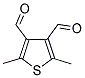 2,5-Dimethylthiophene-3,4-dicarbaldehyde 结构式
