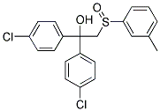 1,1-BIS(4-CHLOROPHENYL)-2-[(3-METHYLPHENYL)SULFINYL]-1-ETHANOL 结构式