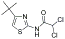 N-(4-TERT-BUTYL-1,3-THIAZOL-2-YL)-2,2-DICHLOROACETAMIDE 结构式