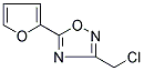 3-CHLOROMETHYL-5-(FUR-2-YL)-1,2,4-OXADIAZOLE 结构式