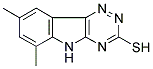 6,8-DIMETHYL-1,2,4-TRIAZINO[5,6-B]INDOLE-3-THIOL 结构式