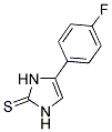 4-(4-Fluorophenyl)-1,3-dihydro-2H-imidazole-2-thione 结构式