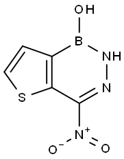 4-(NITRO)THIENO[3,2-D][1,2,3]DIAZABORININ-1(2H)-OL 结构式