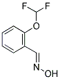 2-DIFLUOROMETHOXY-BENZALDEHYDE OXIME 结构式