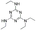 2-DIETHYLAMINO-4,6-BIS(ETHYLAMINO)-1,3,5-TRIAZINE 结构式