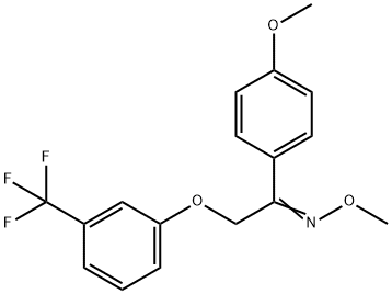 1-(4-METHOXYPHENYL)-2-[3-(TRIFLUOROMETHYL)PHENOXY]-1-ETHANONE O-METHYLOXIME 结构式