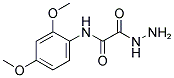 N-(2,4-DIMETHOXYPHENYL)-2-HYDRAZINO-2-OXOACETAMIDE 结构式