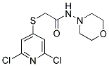 2-[(2,6-DICHLOROPYRIDIN-4-YL)THIO]-N-MORPHOLINOACETAMIDE 结构式