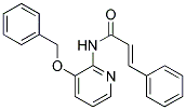 3-PHENYL-N-(3-(PHENYLMETHOXY)(2-PYRIDYL))PROP-2-ENAMIDE 结构式