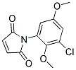 1-(3-CHLORO-2,5-DIMETHOXY-PHENYL)-PYRROLE-2,5-DIONE 结构式