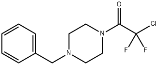 1-(4-Benzylpiperazino)-2-chloro-2,2-difluoro-1-ethanone 结构式