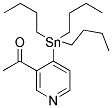 3-ACETYL-4-TRIBUTYLSTANNYLPYRIDINE 结构式