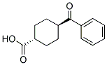 TRANS-4-BENZOYLCYCLOHEXANE-1-CARBOXYLIC ACID 结构式