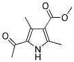5-Acetyl-2,4-dimethyl-1H-pyrrole-3-carboxylic acid methyl ester 结构式
