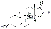 5-ANDROSTEN-16-ALPHA-FLUORO-3-BETA-OL-17-ONE 结构式