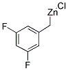 3,5-二氟苄基氯化锌 溶液 结构式