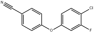 4-(4-CHLORO-3-FLUOROPHENOXY)BENZONITRILE 结构式