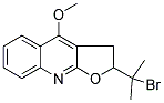 2-(1-BROMO-1-METHYLETHYL)-4-METHOXY-2,3-DIHYDROFURO[2,3-B]QUINOLINE 结构式